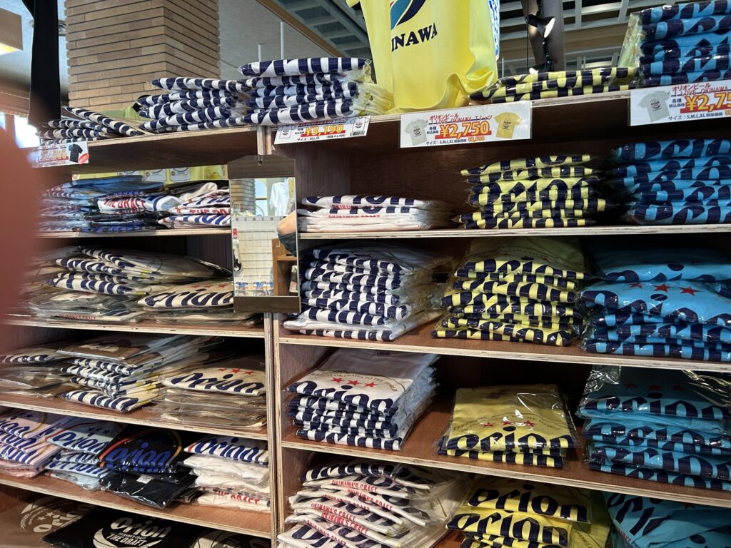 オリオンハッピーパークのショップの様子